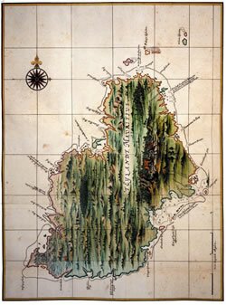 Ancient Mauritius Map