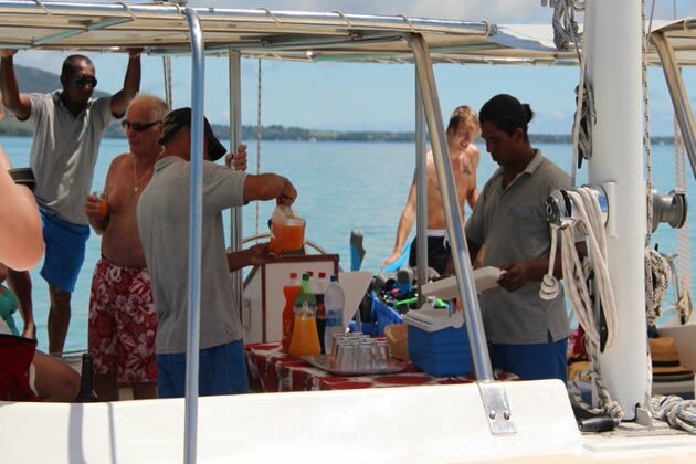 Croisieres Turquoise Team at Service Croisieres Turquoise Mauritius