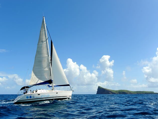 Yacht La Lutine Coin de Mire Attitude, Mauritius