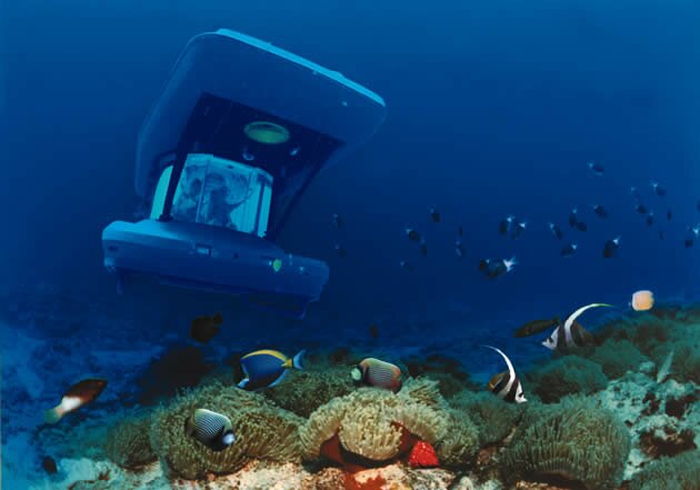 Submarine of Blue Safari Submarine in Mauritius Blue Safari Submarine Mauritius