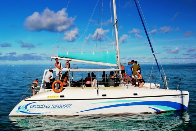 Traversee a bord de Croisieres Turquoise a l'Ile Maurice Croisieres Turquoise Ile maurice