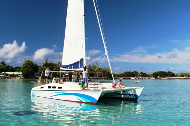 Depart de Pte Jerome avec Croisieres Turquoise a l'Ile Maurice Croisieres Turquoise Ile maurice