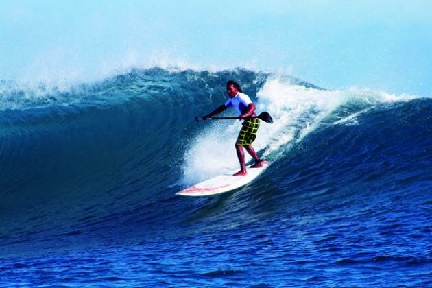 Stand up paddle a Clum Mistral Club Mistral Ile Maurice