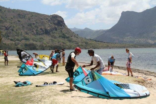 Le�on Kitesurf au Club Mistral à l'�le Maurice Club Mistral Ile Maurice