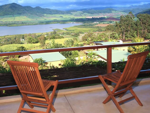 Vue de la Villa Pigeon des Mares, La Hacienda La Hacienda