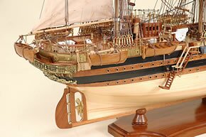 ship model amerigo mauritius