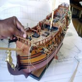 Construction of ship models, Bobato Ship models Mauritius