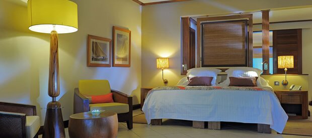 Junior Suite Beach Front of the Paradis Hotel & Golf Club in Mauritius