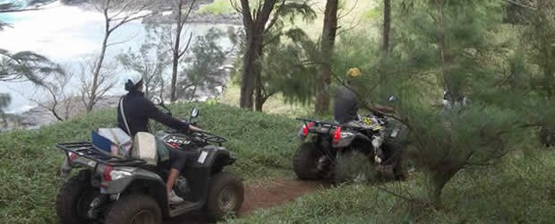 Quad biking