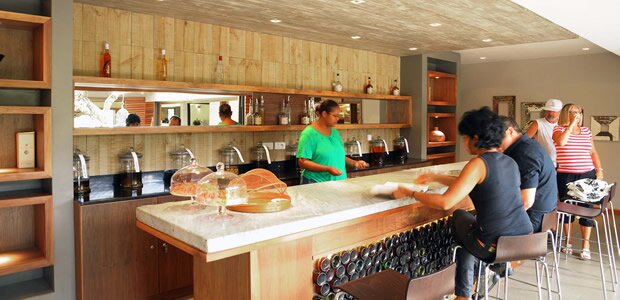 The Tasting Bar of Chateau Labourdonnais