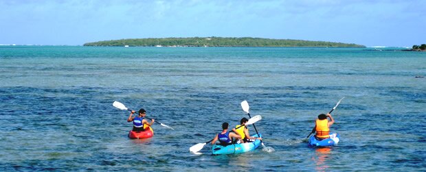 Kayaking in Mauritius