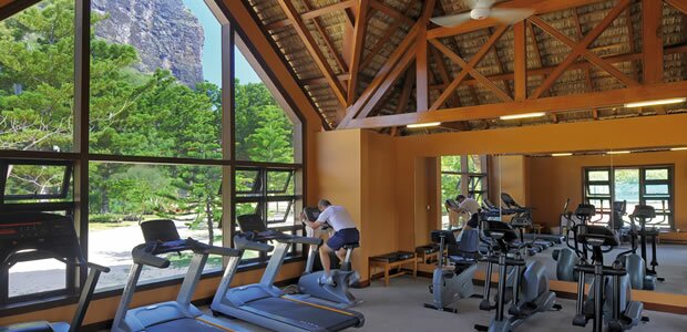 Sports Centre at the Dinarobin Hotel in Mauritius