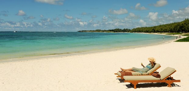The beach