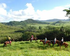 Equitation a l'Ile Maurice