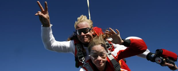 Skydiving in Mauritius