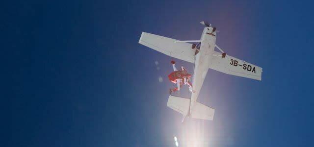 Skydiving in Mauritius