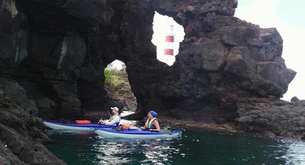 Sea Kayaking in the Cliffs of Albion